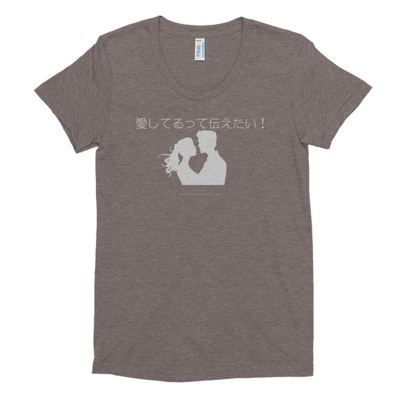 Japanese characters logo Women's Crew Neck T-shirt